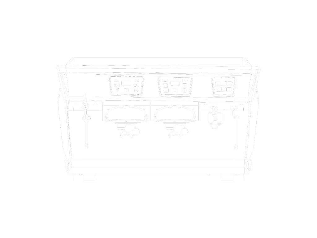 UNIC_Espresso_Machine_AURA_2Groups_Technical_Drawing