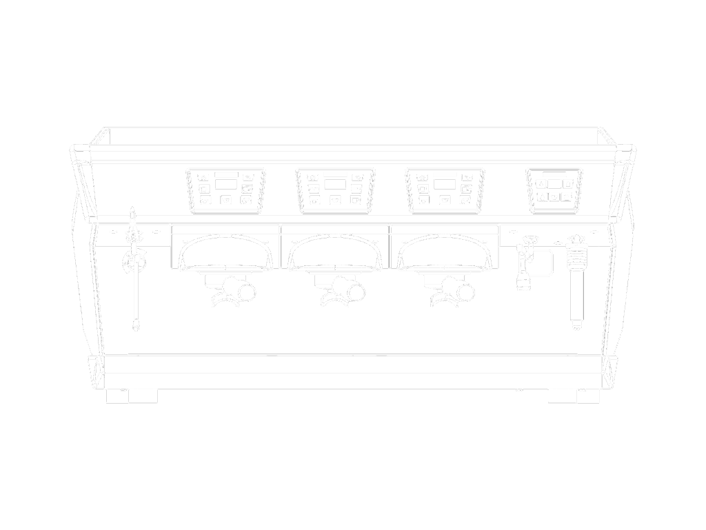 UNIC_Espresso_Machine_AURA_3Groups_Technical_Drawing